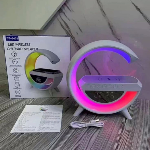 BT-3401 LED Wireless Charging Speaker